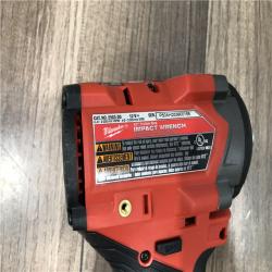 AS-IS Milwaukee FUEL 12V Lithium-Ion Brushless Cordless Stubby 1/2 in. Impact Wrench (Tool-Only)