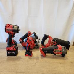 Milwaukee M18 FUEL 18V Lithium-Ion Brushless Cordless Combo Kit with Two 5.0 Ah Batteries  1 Charger  2 Tool Bags (6-Tool)