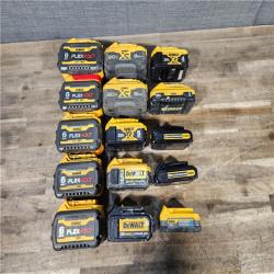 HOUSTON LOCATION - AS-IS DEWALT BATTERY PACK QTY - 15