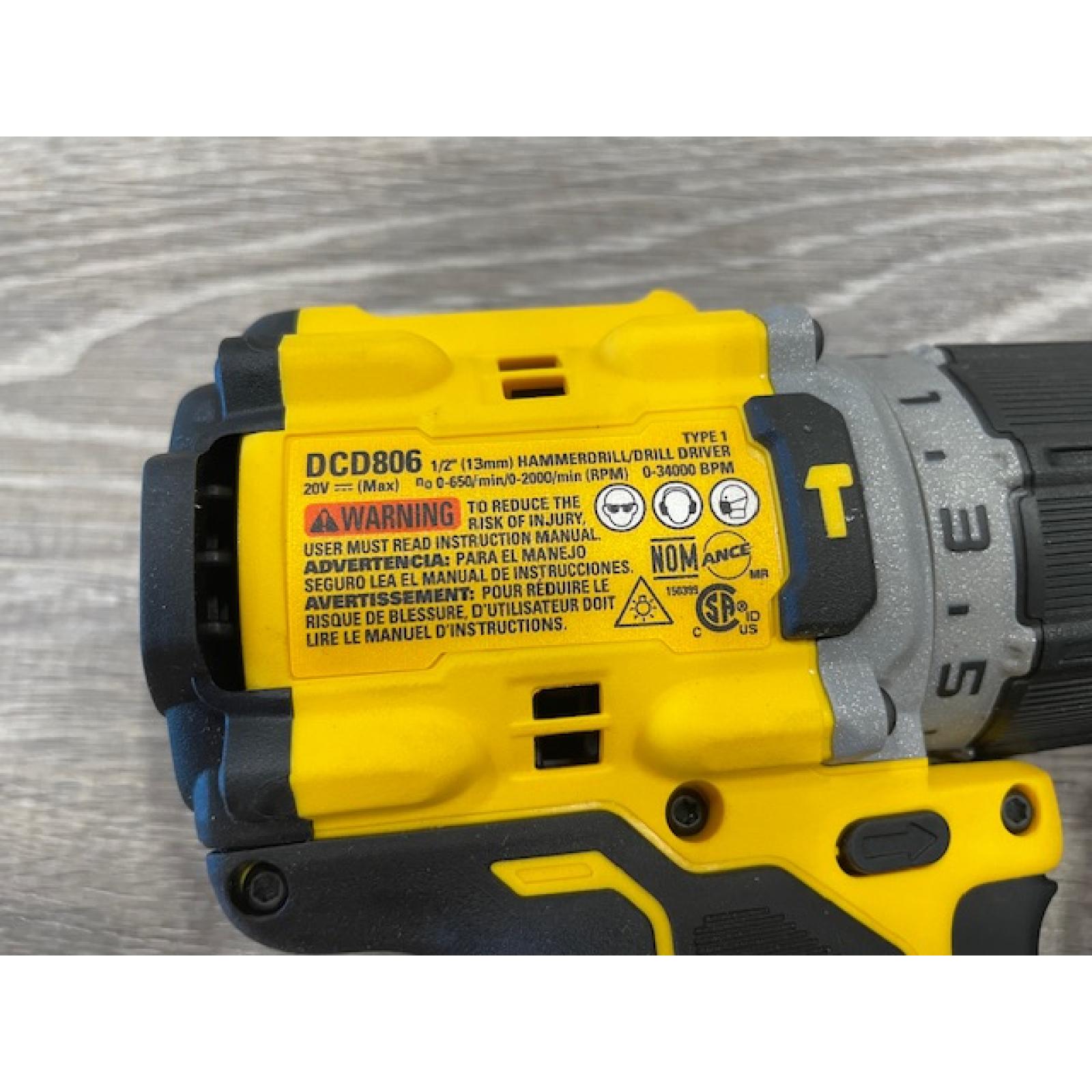 AS-IS DEWALT 20V XR Lithium-Ion Cordless 2-Tool Combo Kit