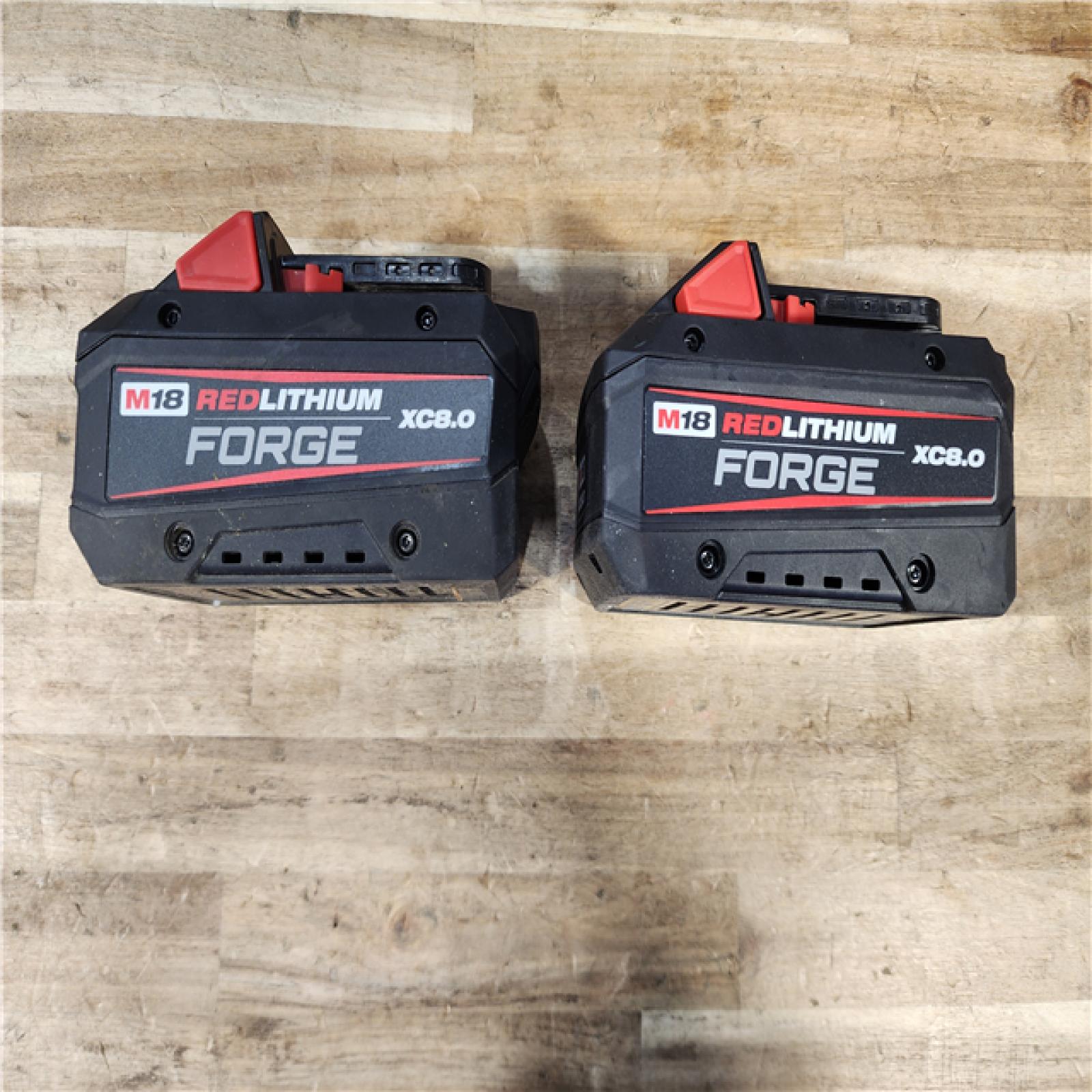 HOUSTON LOCATION - AS-IS MILWAUKEE FORGE BATTERY PACK QTY - 2