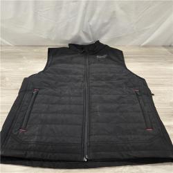 AS-IS Milwaukee Large Black M12 Heated Axis Vest Kit