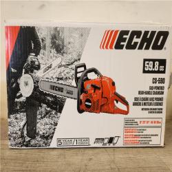 Phoenix NEW ECHO 20 in. 59.8 cc Gas 2-Stroke Rear Handle Timber Wolf Chainsaw