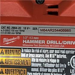 AS-IS Milwaukee FUEL 18V Lithium-Ion Brushless Cordless Hammer Drill and Impact Driver Combo Kit