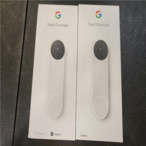 Phoenix AS-IS Google Nest Indoor/Outdoor Wireless Smart Security Camera (Battery) 2-Pack