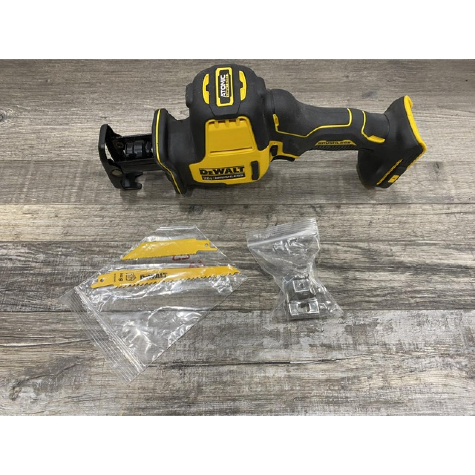 AS-IS DEWALT ATOMIC 20V MAX Cordless Brushless Compact Reciprocating Saw (Tool Only)