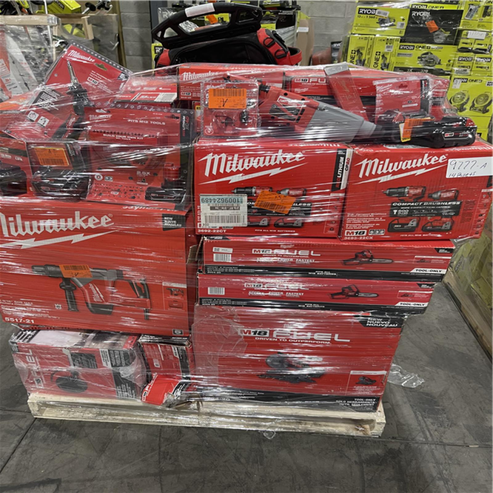 Pittston Location As-Is Power Tools Partial Truckload (14 Pallets) 9777-A