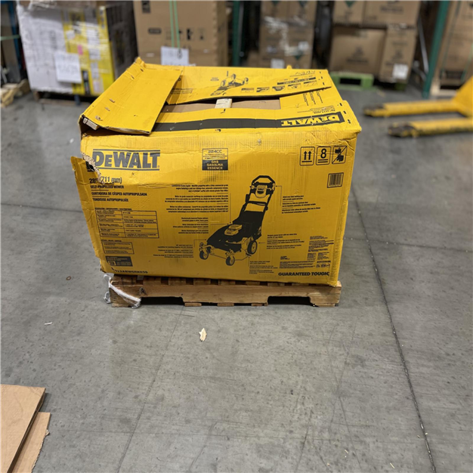 DALLAS LOCATION- NEW!- DEWALT 28 in. 224cc E-GOV Engine 3-in-1 Gas RWD Self-Propelled Lawn Mower