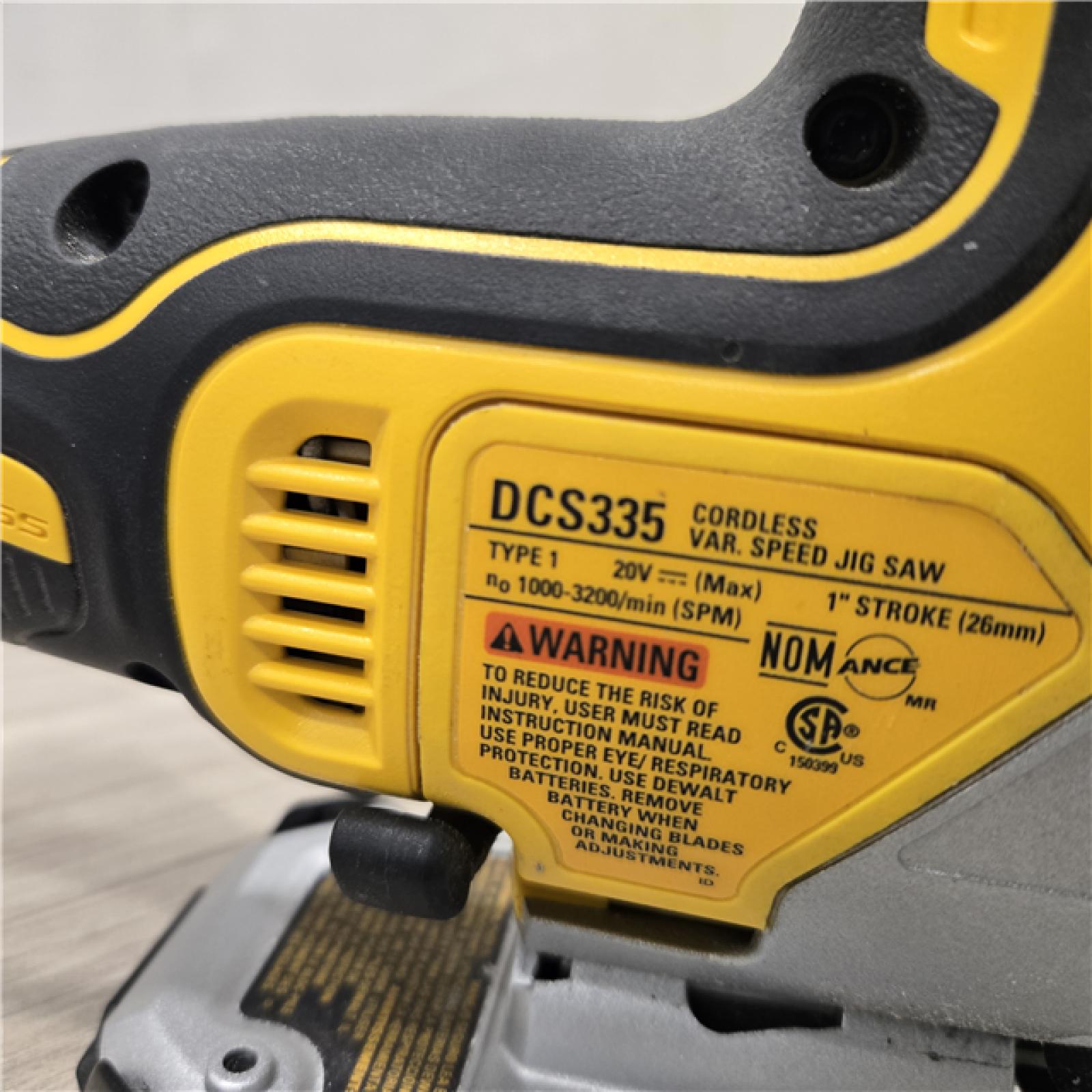 AS-IS DEWALT 20V MAX XR Cordless Barrel Grip Jigsaw (Tool Only)