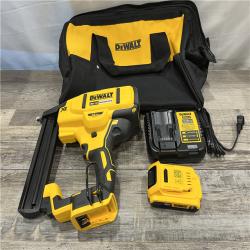 AS-IS DEWALT 20V MAX XR Lithium-Ion Cordless 18-Gauge Narrow Crown Stapler Kit