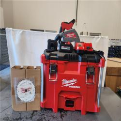 AS-IS- Milwaukee M18 FUEL 6-1/2 in. Plunge Track Saw Kit