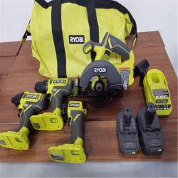 California NEW Ryobi One+ 18V 4-Tool Combo Kit