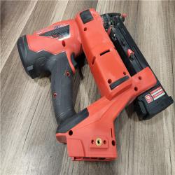 AS-IS  MILWAUKEE FUEL 18-Volt Lithium-Ion Brushless Cordless 18-Gauge 1/4 in. Narrow Crown Stapler (Tool-Only)