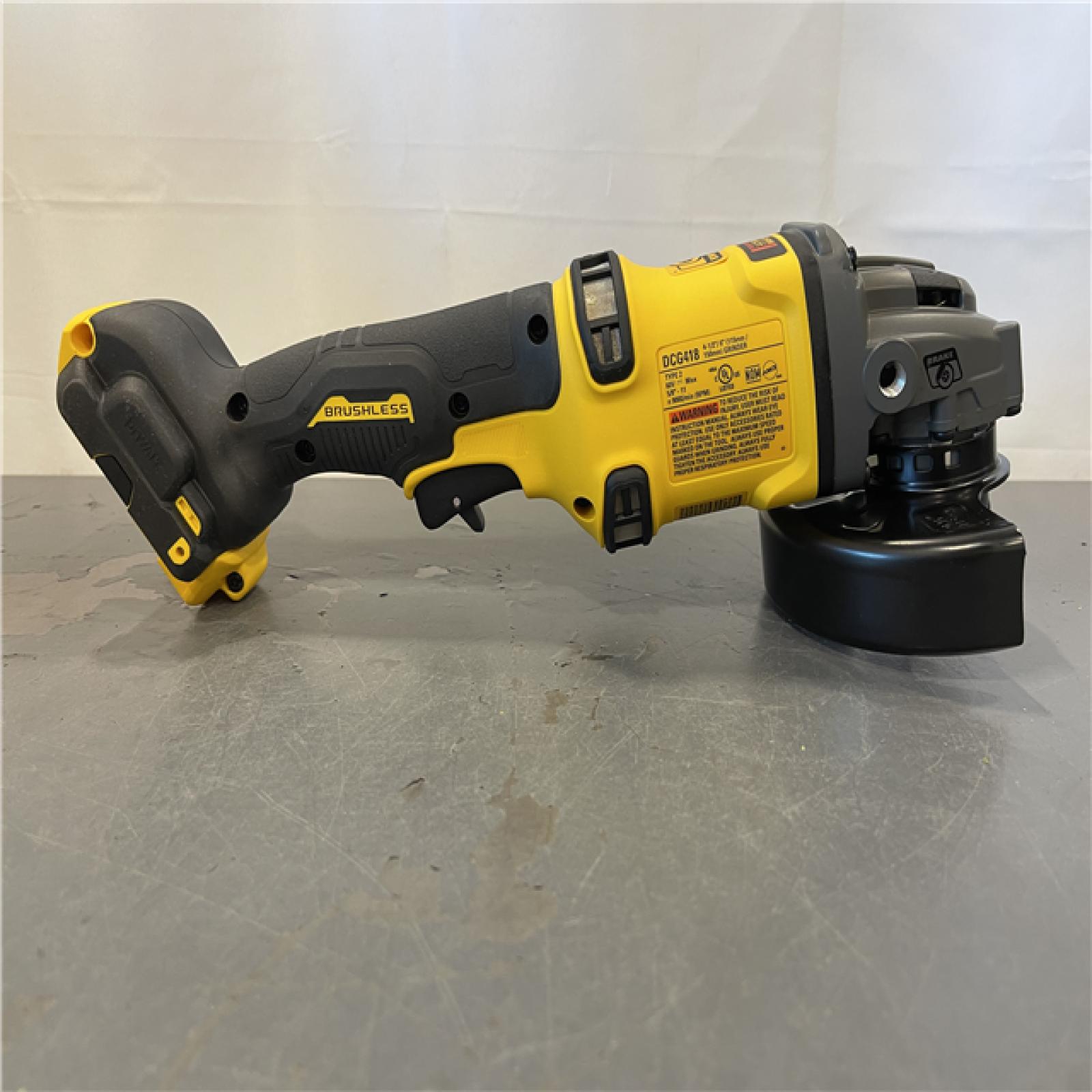 AS-IS - DEWALT 60V MAX Cordless Brushless 4.5 in. to 6 in. Small Angle Grinder with Kickback Brake