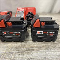 AS-IS Milwaukee FUEL 18V Lithium-Ion Brushless Cordless 1/2 in. Hammer Drill Driver Kit