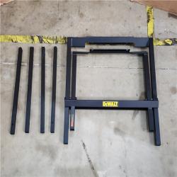 HOUSTON LOCATION - AS-IS DEWALT 15 Amp Corded 8-1/4 in. Compact Jobsite Tablesaw with Compact Table Saw Stand