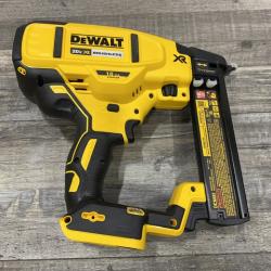 AS-IS DEWALT 20V MAX XR Lithium-Ion Cordless 18-Gauge Narrow Crown Stapler Kit