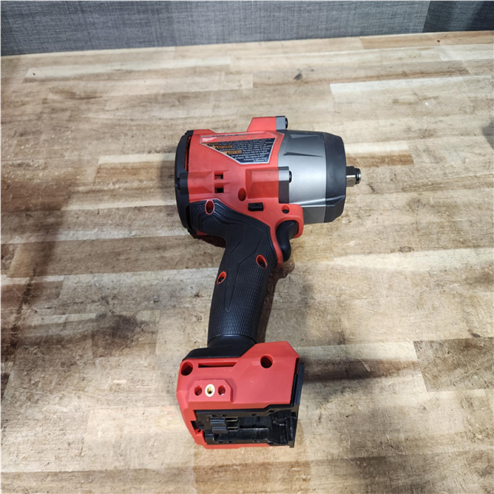 Houston Location AS-IS Milwaukee FUEL 18V Lithium-Ion Brushless Cordless 1/2 in. Impact Wrench with Friction Ring (Tool-Only)