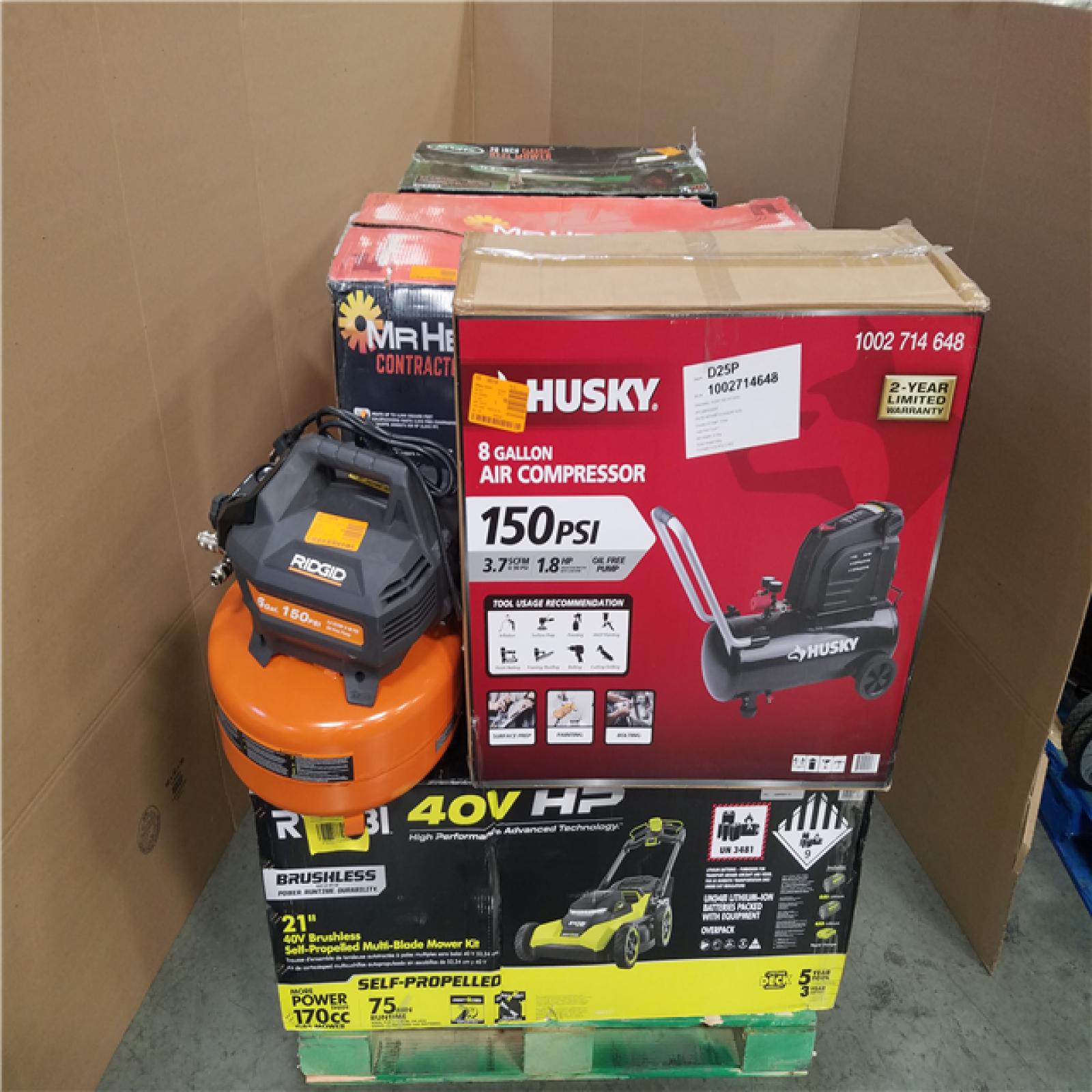 CALIFORNIA AS-IS OUTDOOR POWER EQUIPMENT