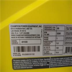 CALIFORNIA AS-IS CHAMPION PORTABLE POWER GENERATOR