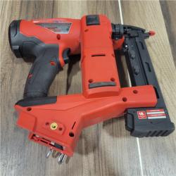 AS-IS  MILWAUKEE M18 FUEL 18-Volt Lithium-Ion Brushless Cordless 18-Gauge 1/4 in. Narrow Crown Stapler (Tool-Only)