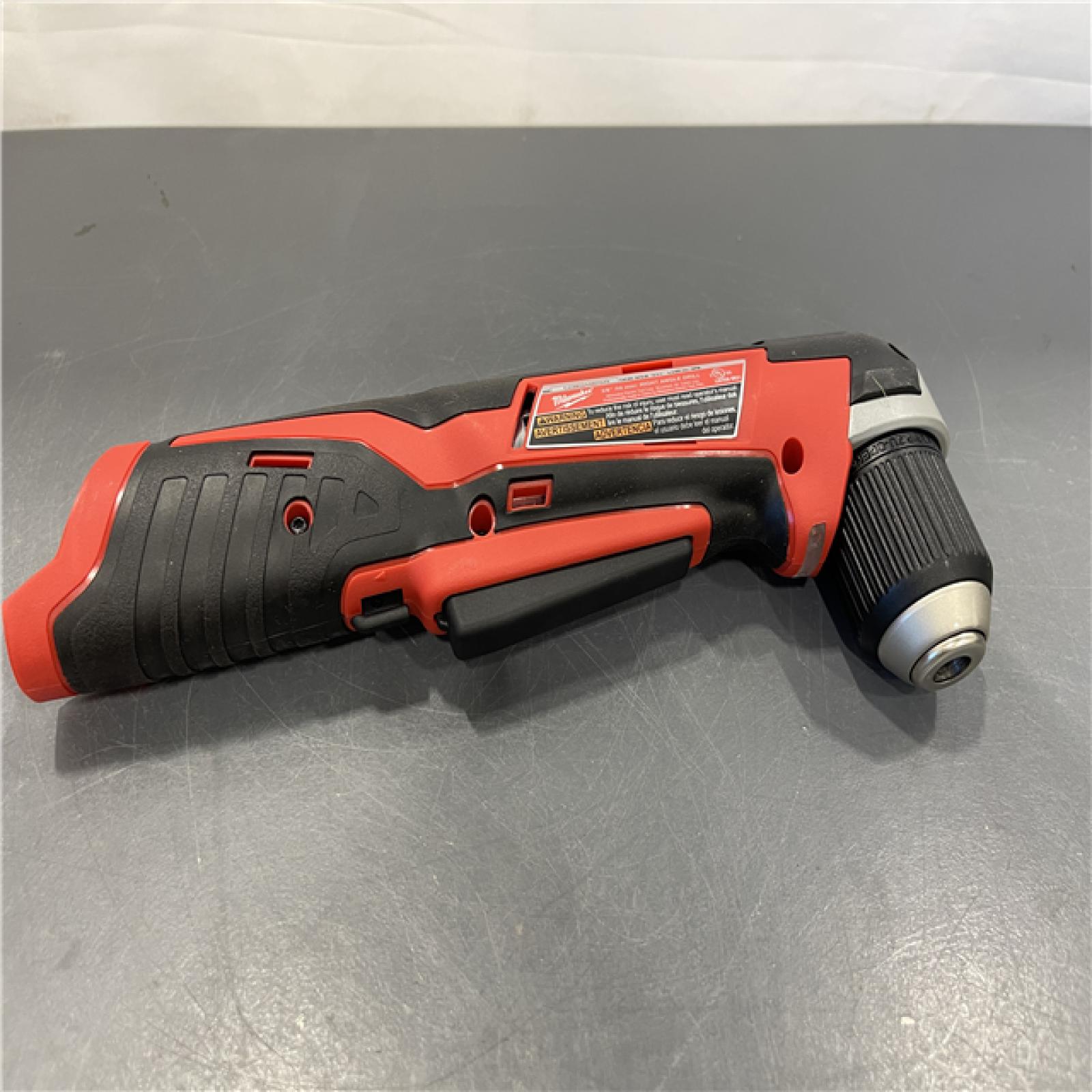 AS-IS - Milwaukee M12 12-Volt Lithium-Ion Cordless 3/8 in. Right Angle Drill (Tool-Only)