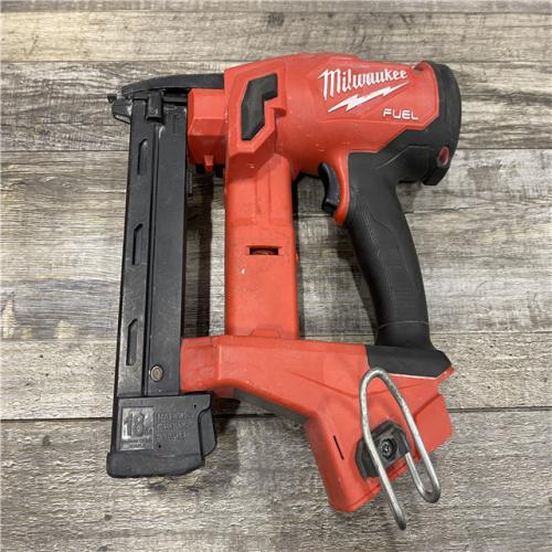 AS-IS Milwaukee FUEL 18-Volt Lithium-Ion Brushless Cordless 18-Gauge 1/4 in. Narrow Crown Stapler (Tool-Only)