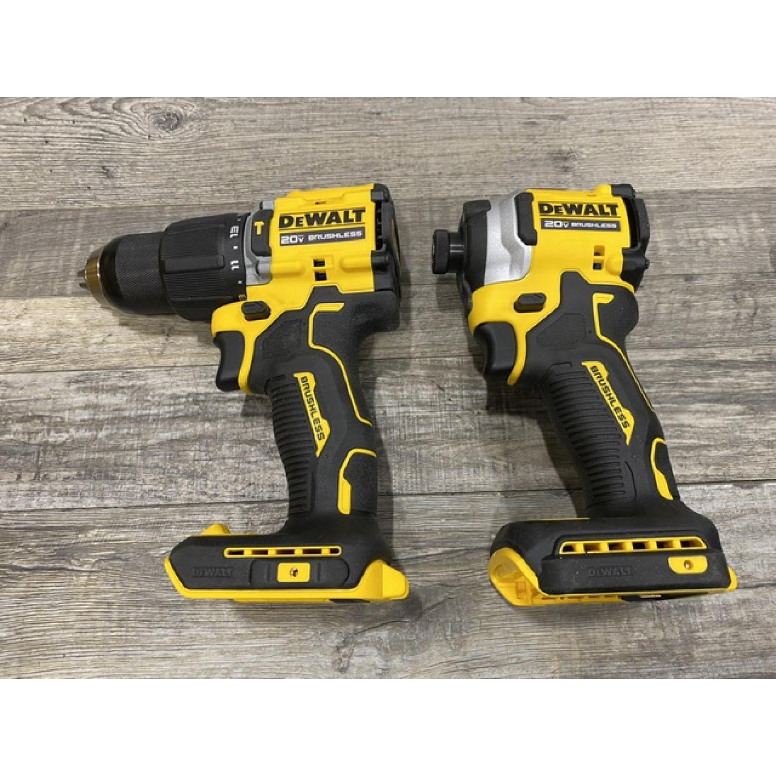 AS-IS DEWALT ATOMIC 20V MAX Lithium-Ion Cordless 2-Tool Combo Kit