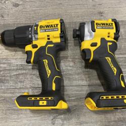AS-IS DEWALT ATOMIC 20V MAX Lithium-Ion Cordless 2-Tool Combo Kit