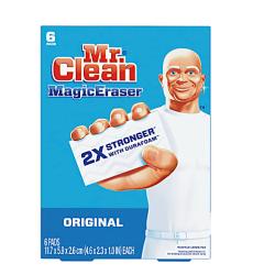 DALLAS LOCATION - Mr. Clean® Magic Eraser Original Scrubbers  Box Of 6 PALLET- (600 UNITS)
