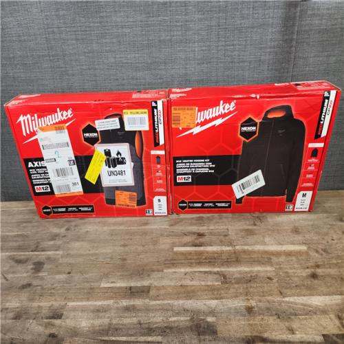 HOUSTON LOCATION - AS-IS MILWAUKEE M12 (2) HEATED CLOTHING KIT