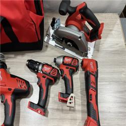 AS-IS Milwaukee 2691-26 18V M18 Lithium-Ion Cordless 6-Tool Combo Kit 3.0 Ah