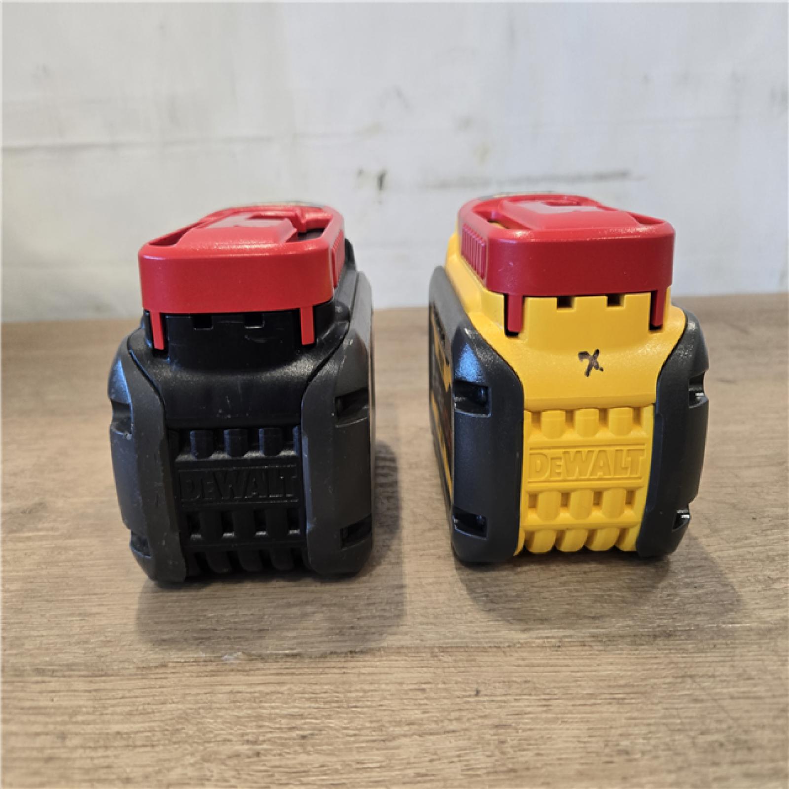 AS-IS DEWALT FLEXVOLT 20V/60V MAX Lithium-Ion 6.0Ah Battery Pack (2 Pack)