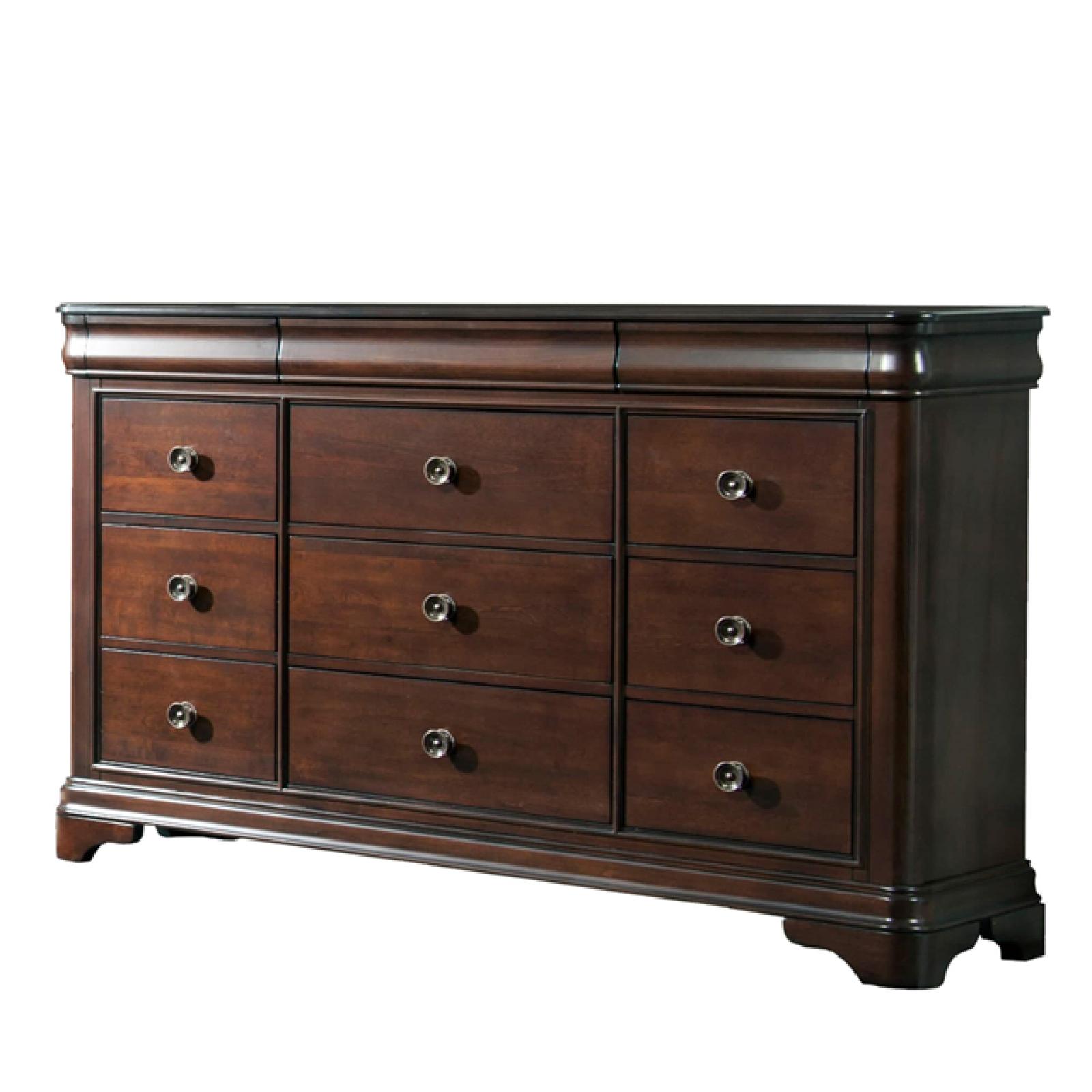 Phoenix NEW Conley 9-Drawer Cherry Dresser