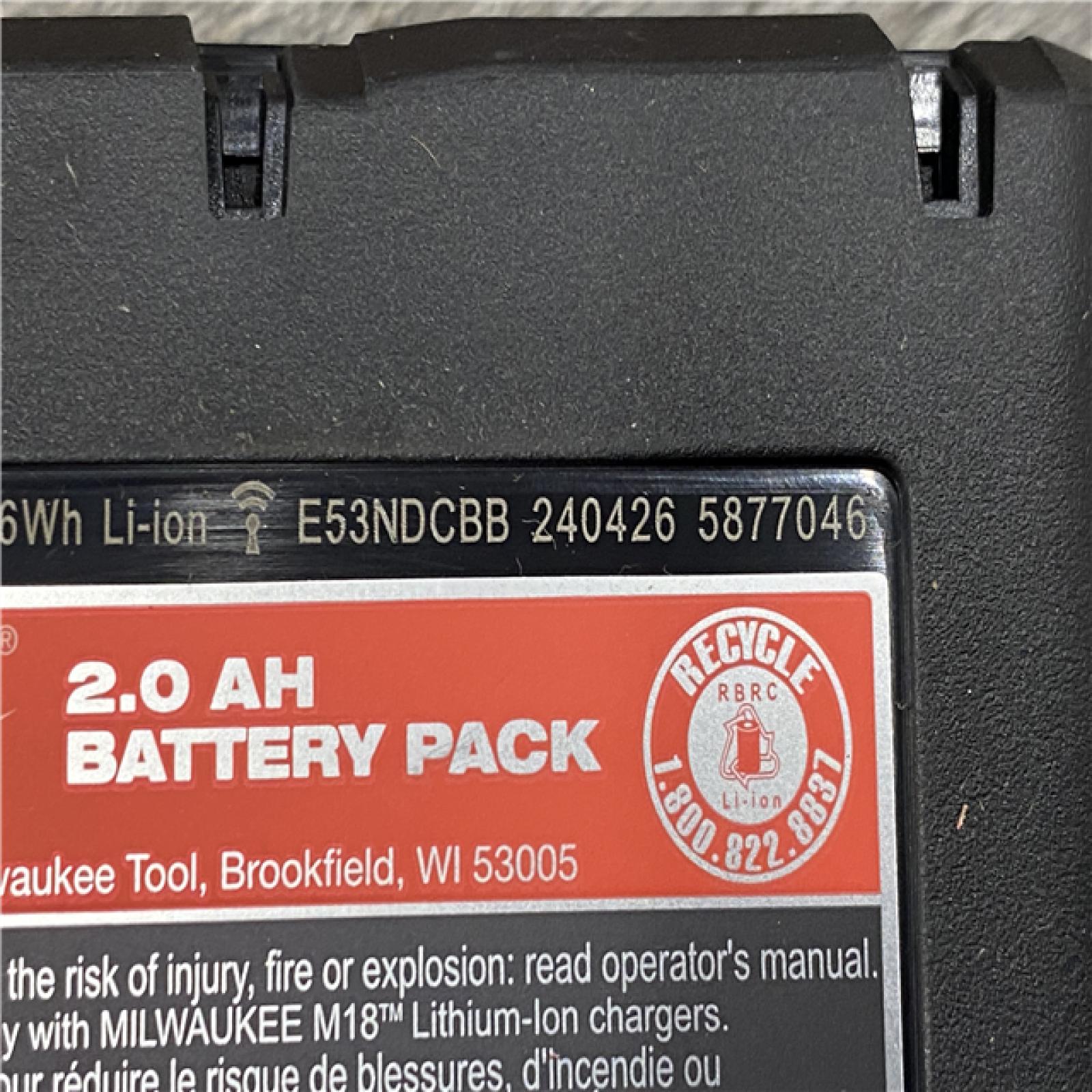 AS-IS Milwaukee 18V Lithium-Ion Brushless Cordless Compact Drill/Impact Combo Kit