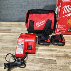 HOUSTON LOCATION - AS-IS Milwaukee 18V Lithium-Ion Cordless Drill Driver/Impact Driver Combo Kit