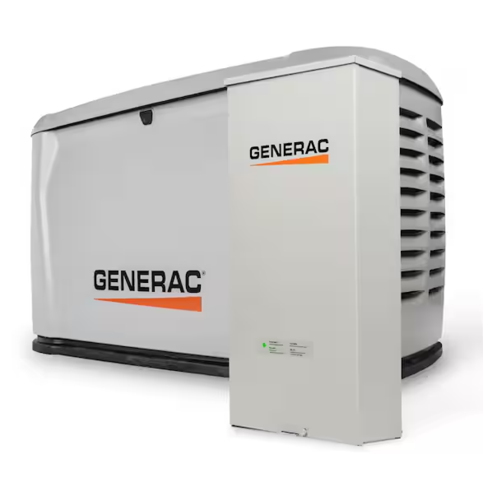 DALLAS LOCATION- GENERAC 26kW Air-Cooled Auto Start Natural Gas or Propane Generator and 200 Amp Transfer Switch w/ Smart Monitoring