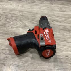 AS-IS Milwaukee FUEL 12V Lithium-Ion Brushless Cordless 1/2 in. Hammer Drill (Tool-Only)