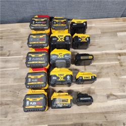HOUSTON LOCATION - AS-IS DEWALT BATTERY PACK QTY - 15