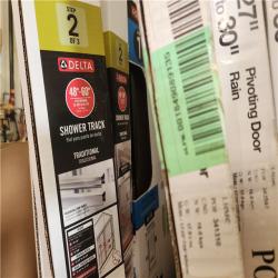 Phoenix NEW Delta Sliding Shower Door Glass Panel in Clear Glass Pallet (13-Doors)