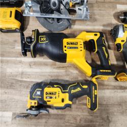 HOUSTON LOCATION - AS-IS DEWALT 20V MAX Lithium-Ion Cordless 6-Tool Combo Kit