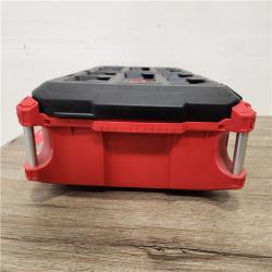 Phoenix Location NEW Milwaukee PACKOUT 22 in. Medium Red Tool Box with 75 lbs. Weight Capacity with PACKOUT Tool Tray with Quick Adjust Dividers