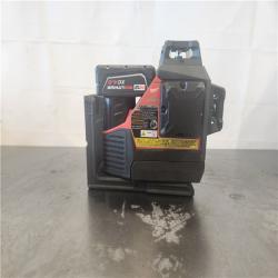 AS-IS- Milwaukee 12-Volt Lithium-Ion Cordless Green 250 ft. 3-Plane Laser Level Kit