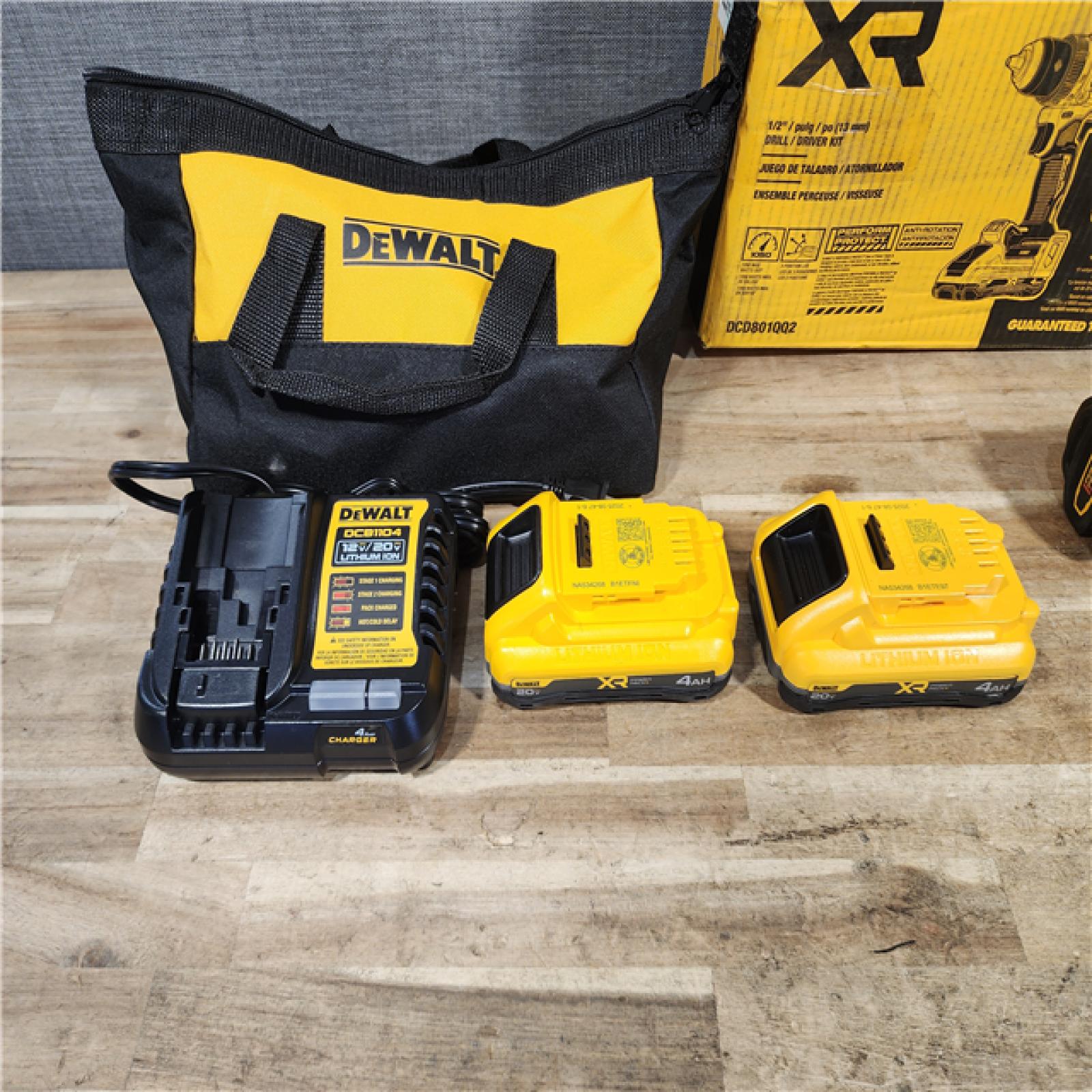 HOUSTON LOCATION - AS - IS DEWALT 20V XR Lithium-Ion Cordless Brushless 1/2 in. Drill/Driver Kit