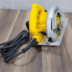 GOOD  DEWALT  15 Amp Corded 7-1/4 in. Lightweight Circular Saw