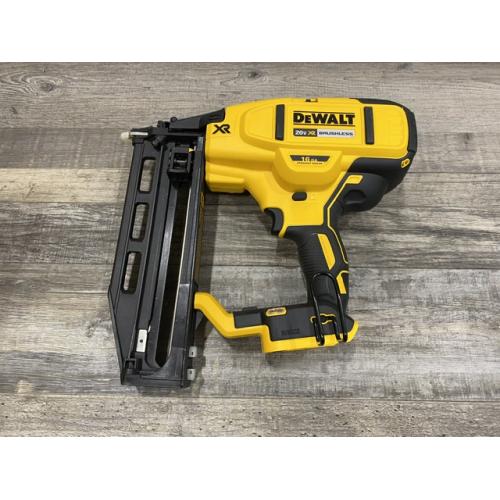 AS-IS DEWALT 20V MAX XR 16-Gauge Lithium-Ion Cordless Finish Nailer (Tool Only)