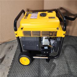 HOUSTON LOCATION - AS-IS DEWALT 4000-Watt Manual Start Gas-Powered Portable Generator with Premium Engine, Covered Outlets and CO Protect