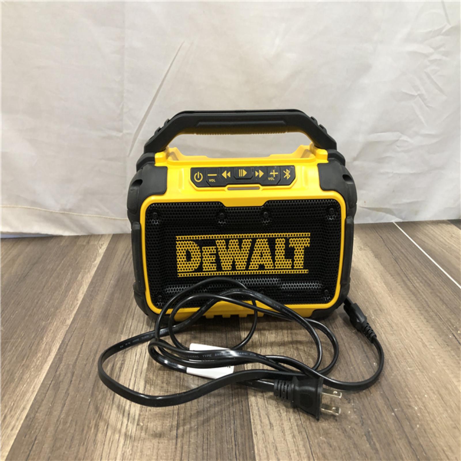 AS-IS DEWALT 20V MAX Cordless Bluetooth Speaker (Tool Only)