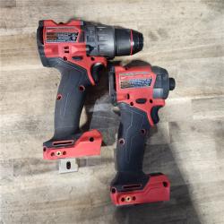 HOUSTON LOCATION - AS-IS MILWAUKEE FUEL 18V Lithium-Ion Brushless Cordless Hammer Drill and Impact Driver Combo Kit