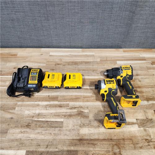 HOUSTON LOCATION - AS-IS DEWALT 2 TOOL COMBO KIT W/ (2) BATTERY & CHARGER